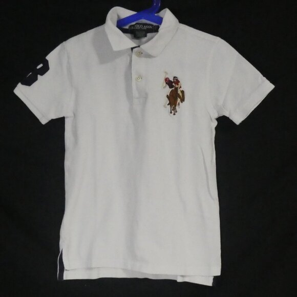 US POLO ASSN | xs - extra small (6) | White Cotton Polo Shirt - Picture 3 of 13